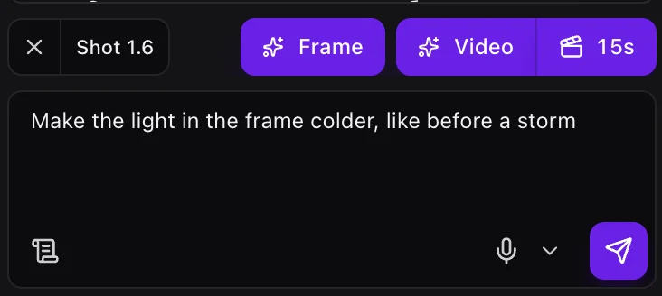 A task for the shot 1.6 assistant